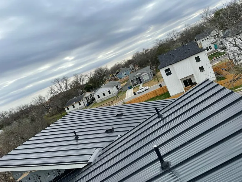 Standing seam metal roof panels with vents for Skylight Repair in Poolesville